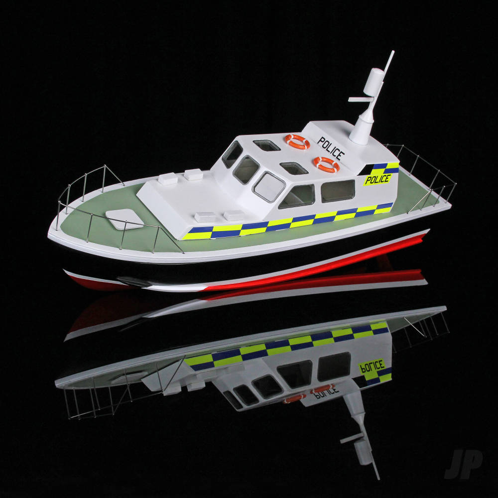 The Wooden Model Boat Company Police Launch Kit 400mm WBC1002 11