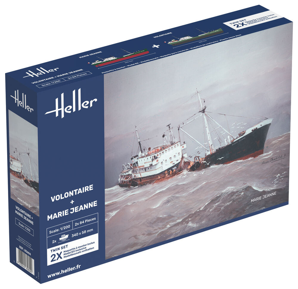 Heller 1:200 - Volontaire Marie & Marie Jeanne Twinset