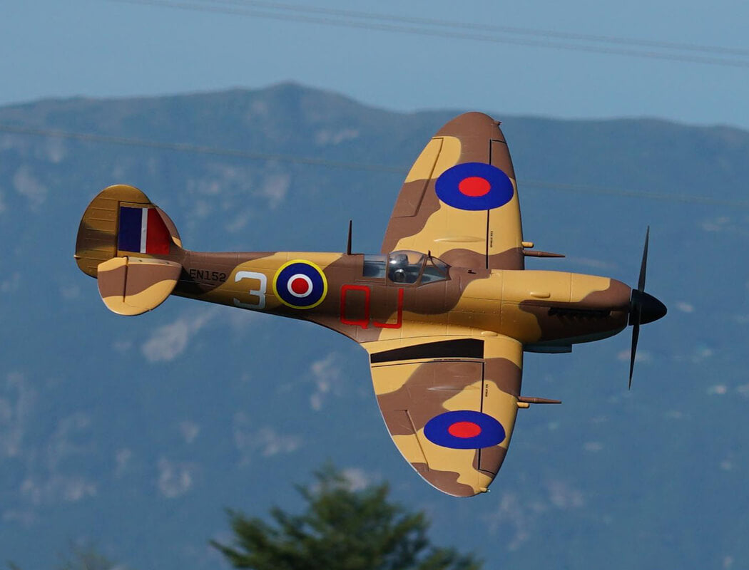 XFLY SUPERMARINE SPITFIRE MKIX BARE FOAM 1200MM WITHOUT TX/RX/BAT XF123P-BF