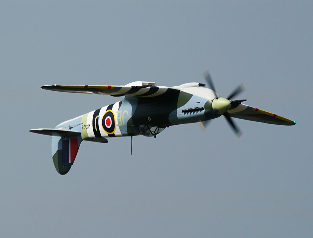 XFLY SUPERMARINE SPITFIRE MKIX BARE FOAM 1200MM WITHOUT TX/RX/BAT XF123P-BF