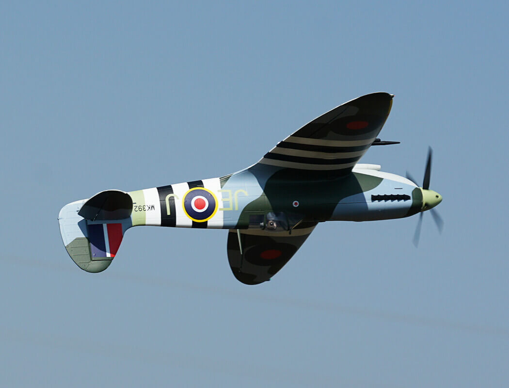 XFLY SUPERMARINE SPITFIRE MKIX BARE FOAM 1200MM WITHOUT TX/RX/BAT XF123P-BF
