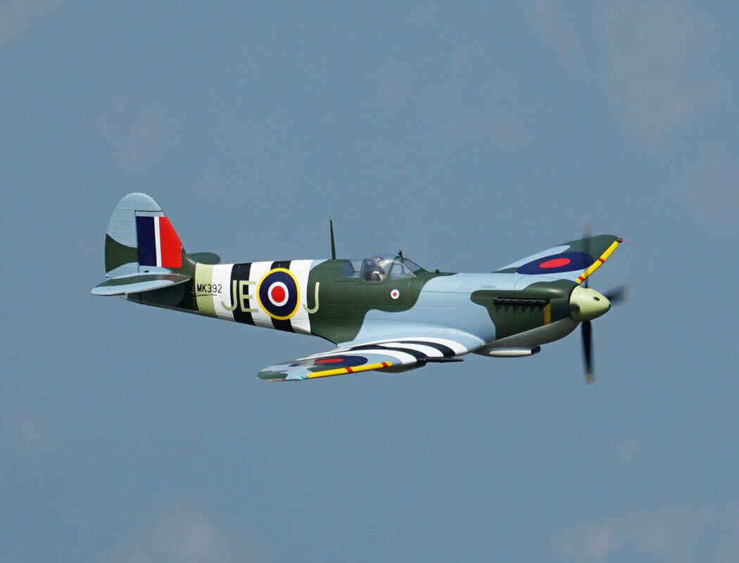 XFLY SUPERMARINE SPITFIRE MKIX GREEN 1200MM NO LANDING GEAR WITHOUT TX/RX/BAT XF123P-G-NG