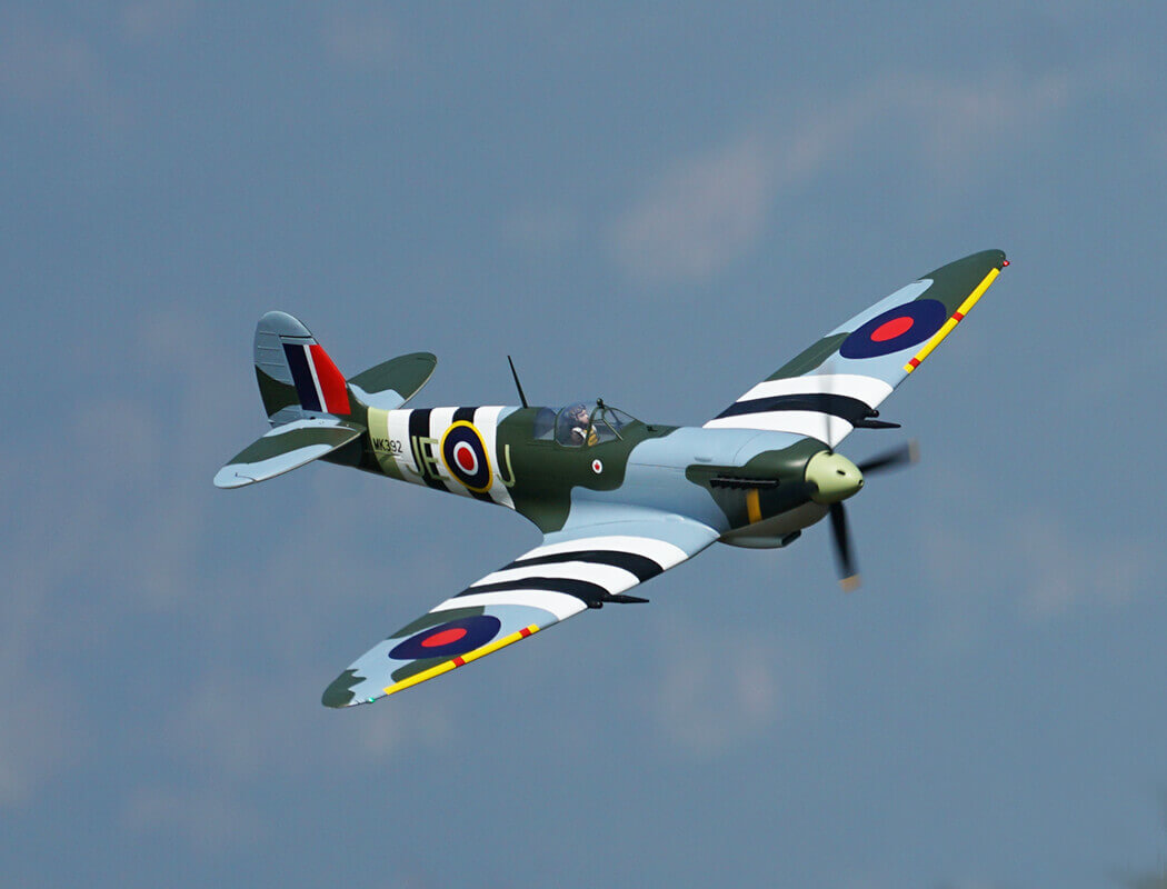 XFLY SUPERMARINE SPITFIRE MKIX GREEN 1200MM NO LANDING GEAR WITHOUT TX/RX/BAT XF123P-G-NG