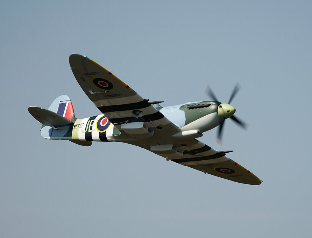 XFLY SUPERMARINE SPITFIRE MKIX GREEN 1200MM NO LANDING GEAR WITHOUT TX/RX/BAT XF123P-G-NG