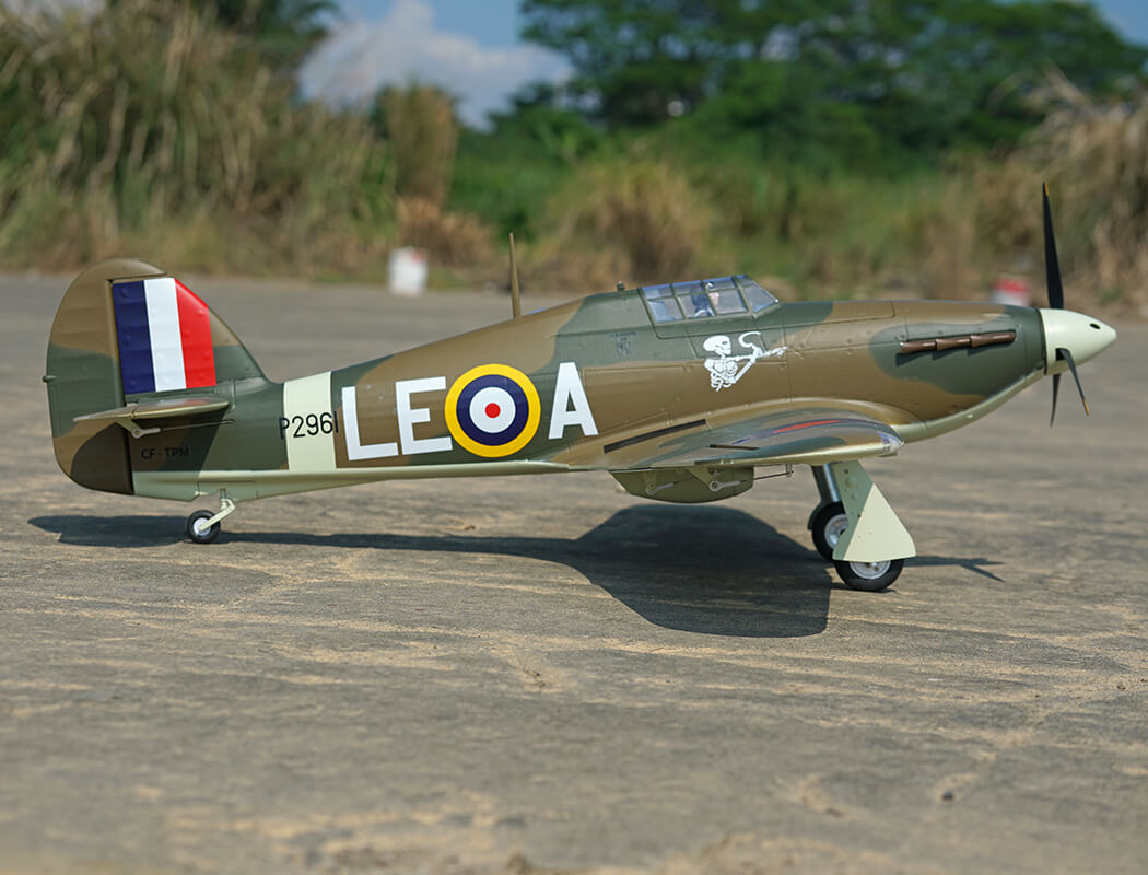 X-Fly Xfly Hawker Hurricane Mk1 Brown/Green 1200Mm Pnp XF126P-B