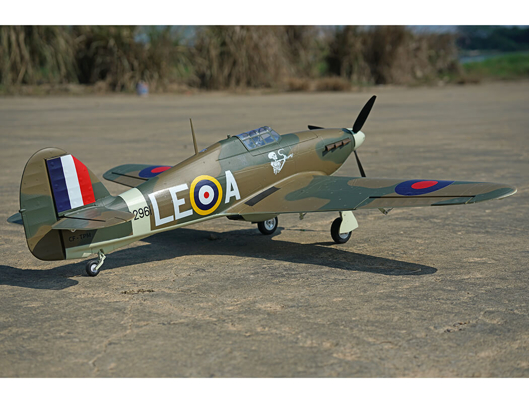 X-Fly Xfly Hawker Hurricane Mk1 Brown/Green 1200Mm Pnp XF126P-B