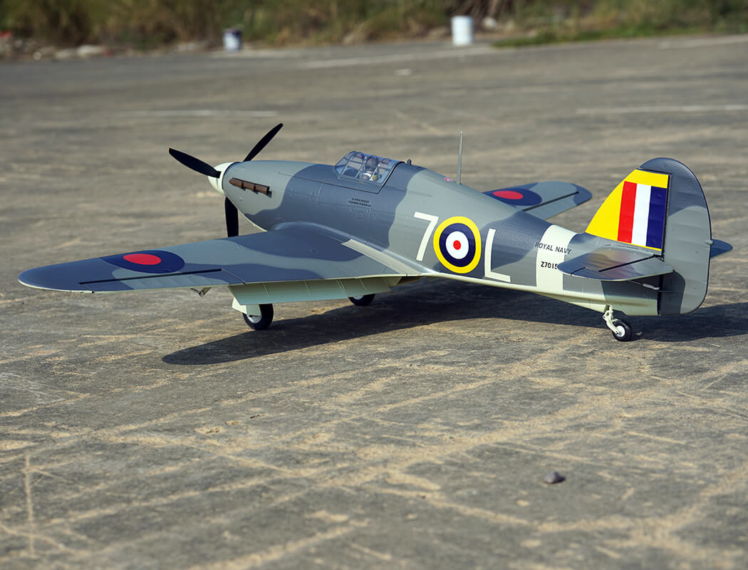 X-Fly Xfly Hawker Sea Hurricane Mk1 Grey/Green 1200Mm Pnp XF126P-N