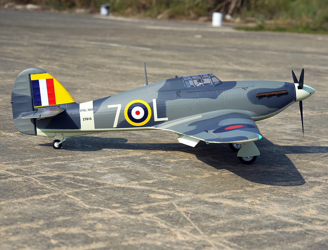 X-Fly Xfly Hawker Sea Hurricane Mk1 Grey/Green 1200Mm Pnp XF126P-N