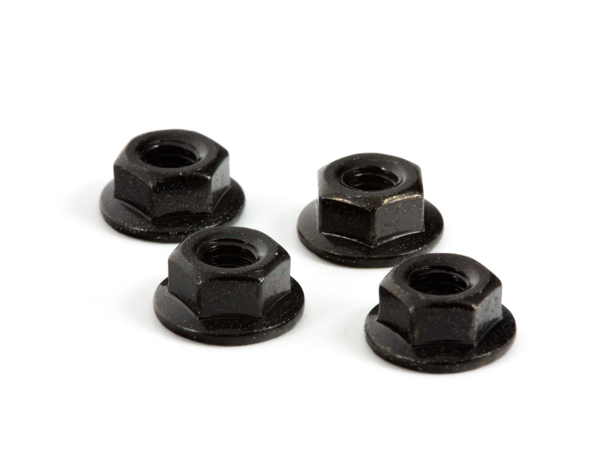 Serrated Flange Wheel Nut 4mm (4)