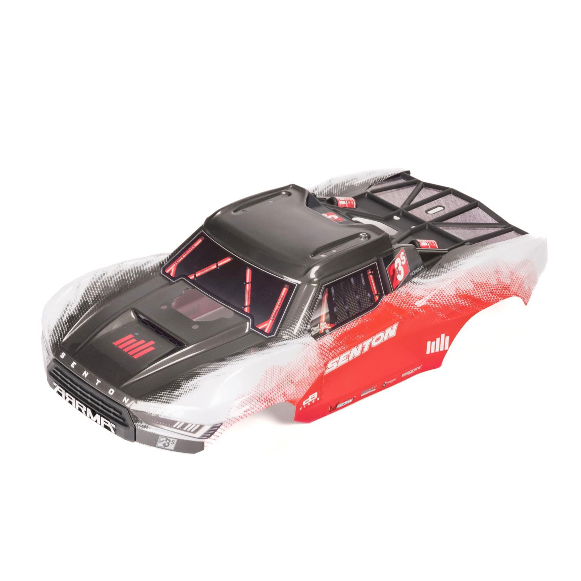 SENTON Clipless Painted Decaled Trimmed Body, Red