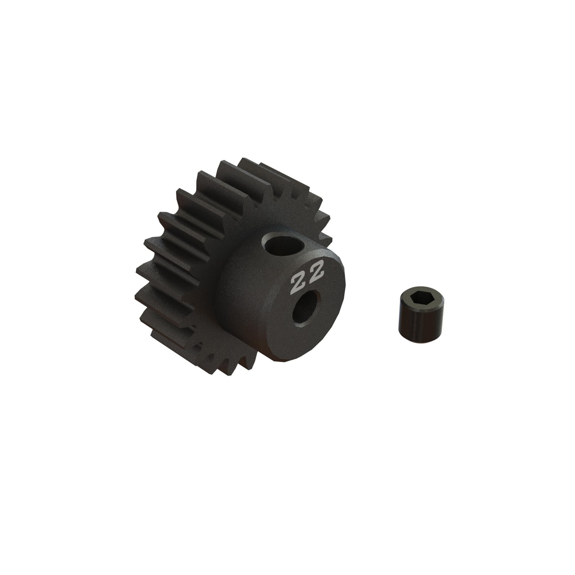 22T 0.8Mod 1/8" Bore CNC Steel Pinion Gear