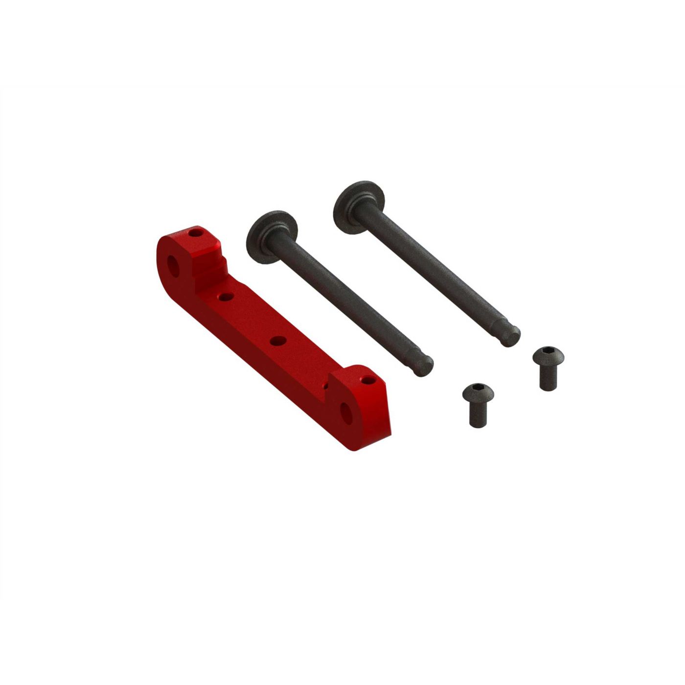 Front Upper Suspension Mount CNC Aluminum Red (Kraton / 6S)