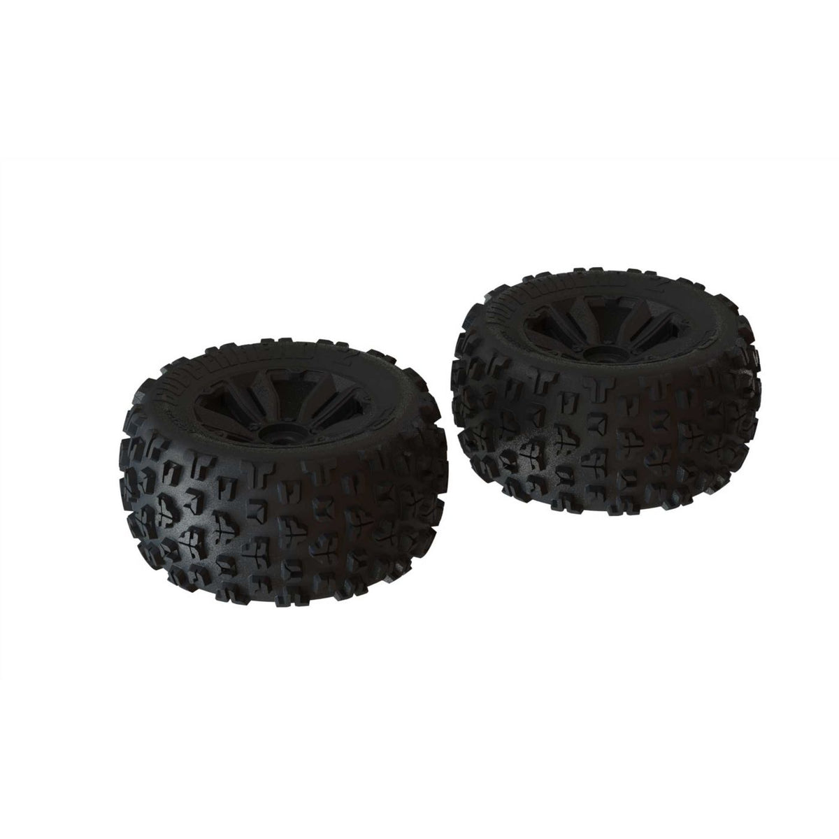 dBoots &#39;Copperhead2 MT&#39; 6S Tire Set Black 17mm Hex - (2)