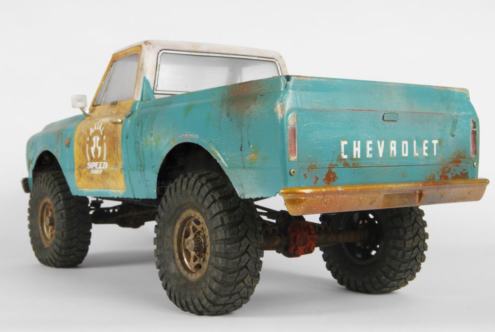 67 Chevy C/10 Body .040 Uncut Clear SCX10