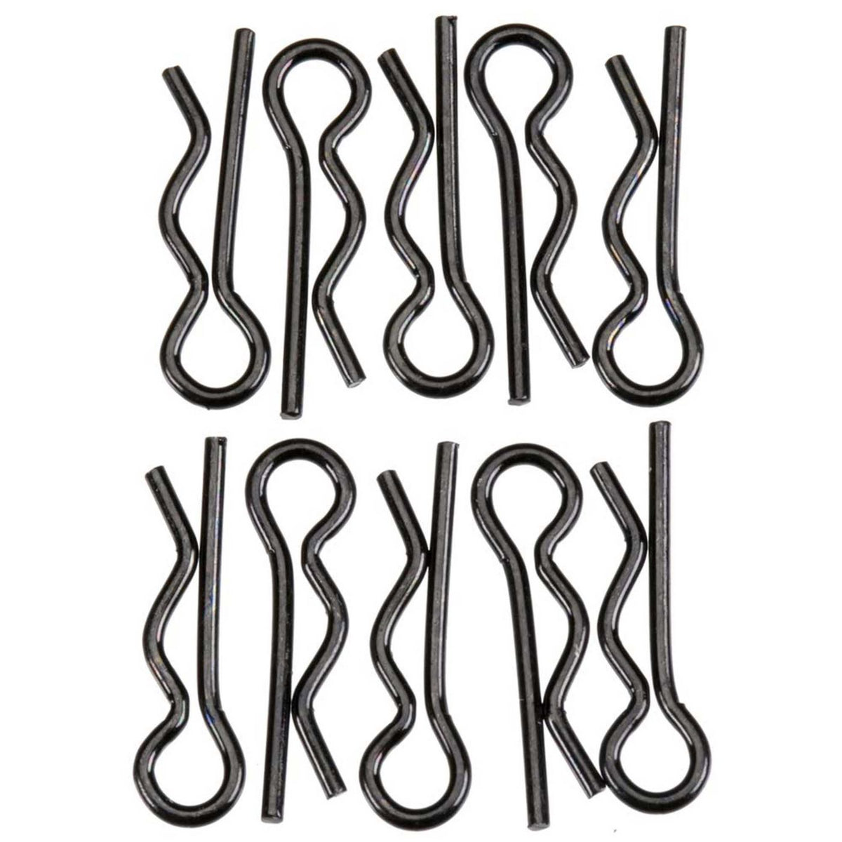 Body Clip 6mm Black (10)