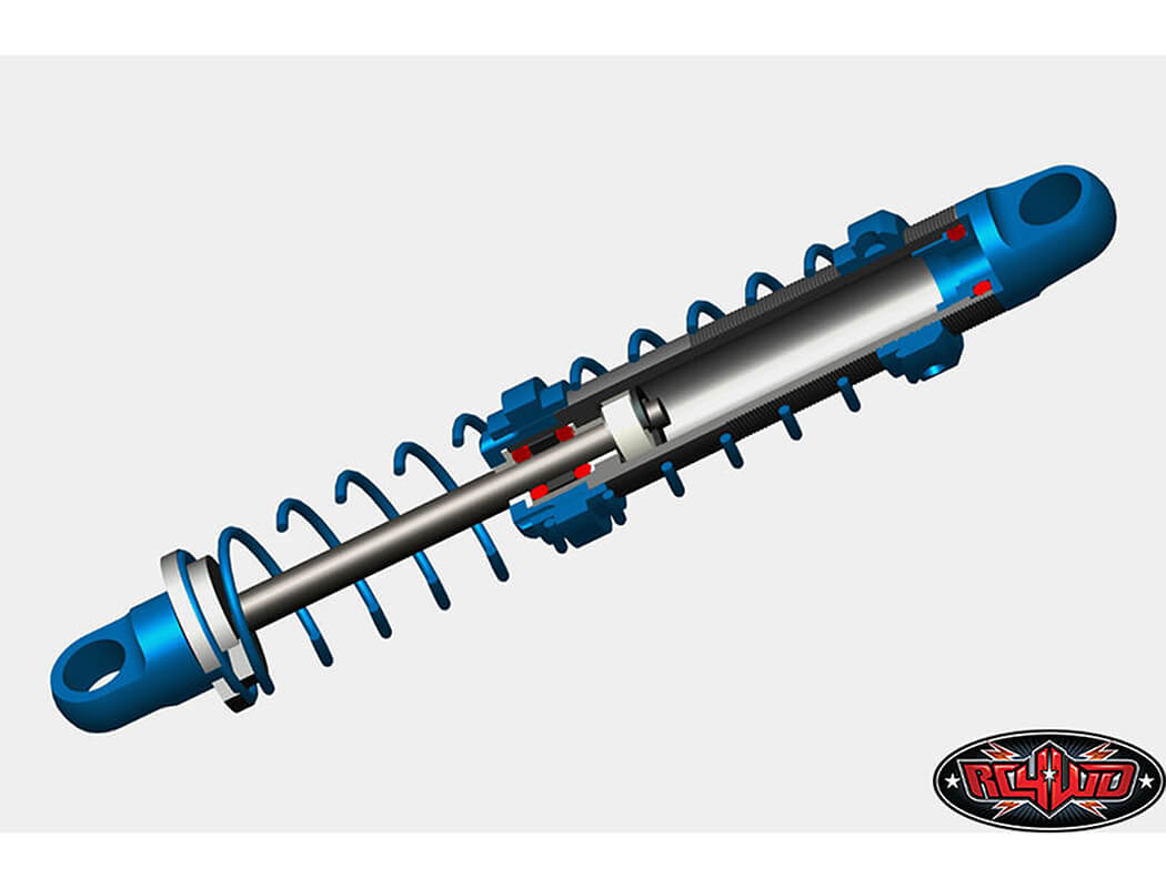 RC4WD KING OFF-ROAD SCALE DUAL SPRING SHOCKS (90MM) Z-D0033