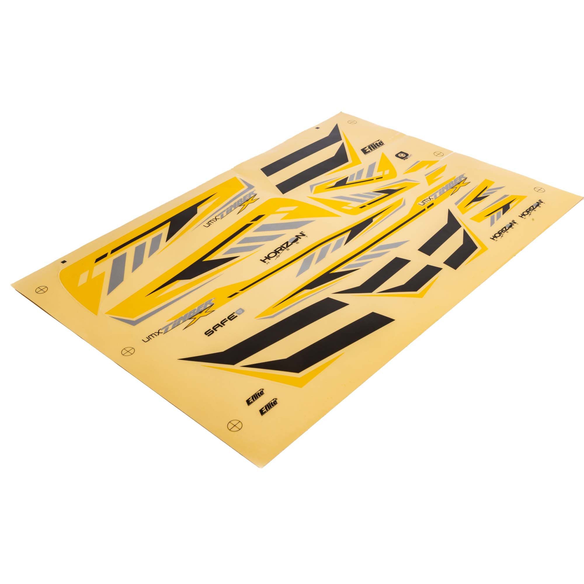 E-flite Decal Set: UMX Timber X - RC Aircraft Spares