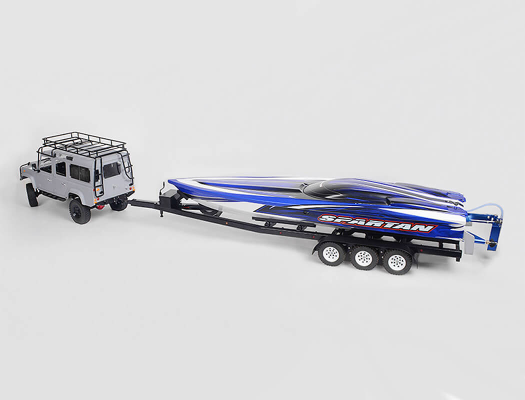 RC4WD BIGDOG 1/10 TRIPLE AXLE SCALE BOAT TRAILER Z-H0011
