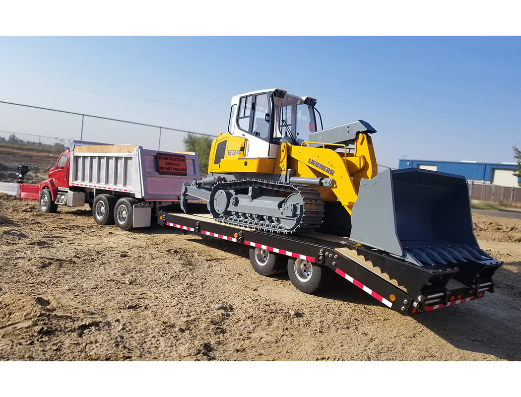 RC4WD BIGDOG 1/14 DUAL AXLE SCALE HEAVY EQUIPMENT TRAILER Z-H0015