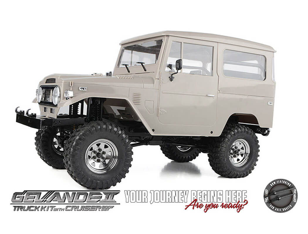 RC4WD Rc4Wd Gelande Ii Truck Kit With Cruiser Body Set 2025 Z-K0072