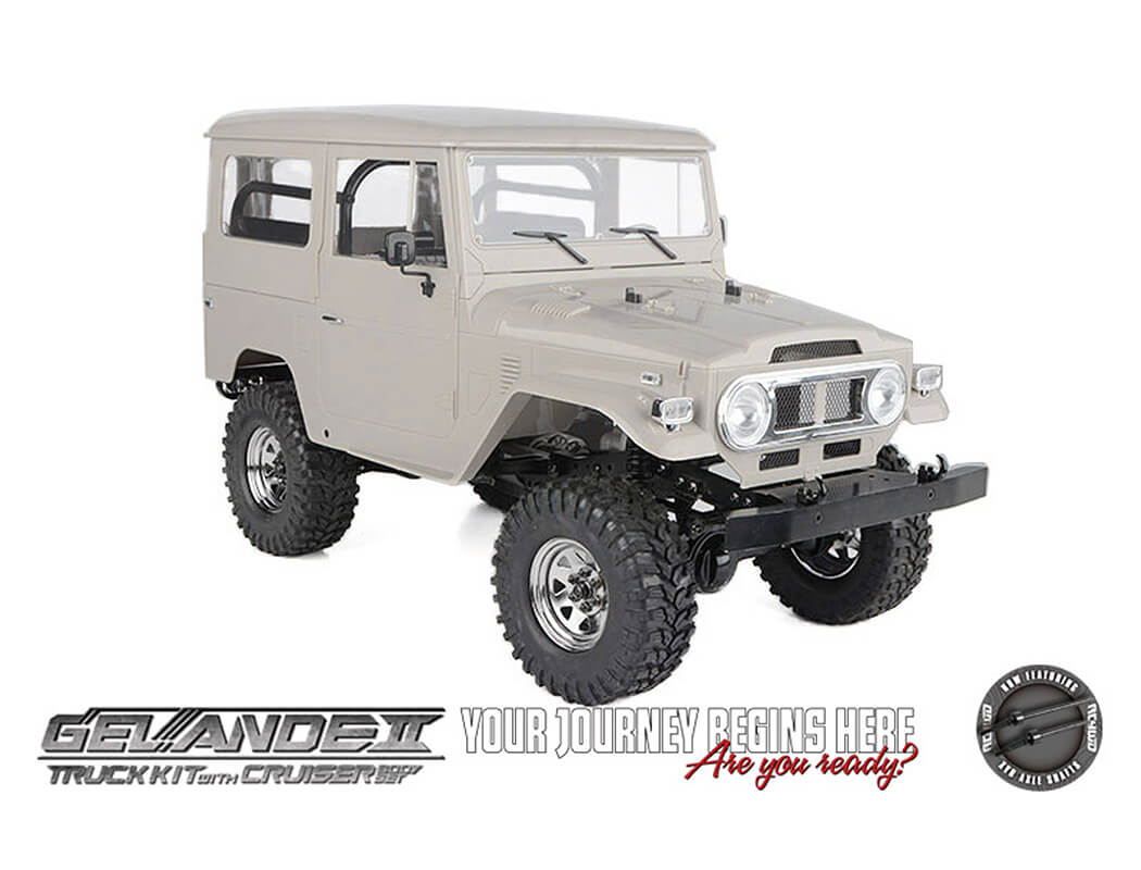 RC4WD Rc4Wd Gelande Ii Truck Kit With Cruiser Body Set 2025 Z-K0072