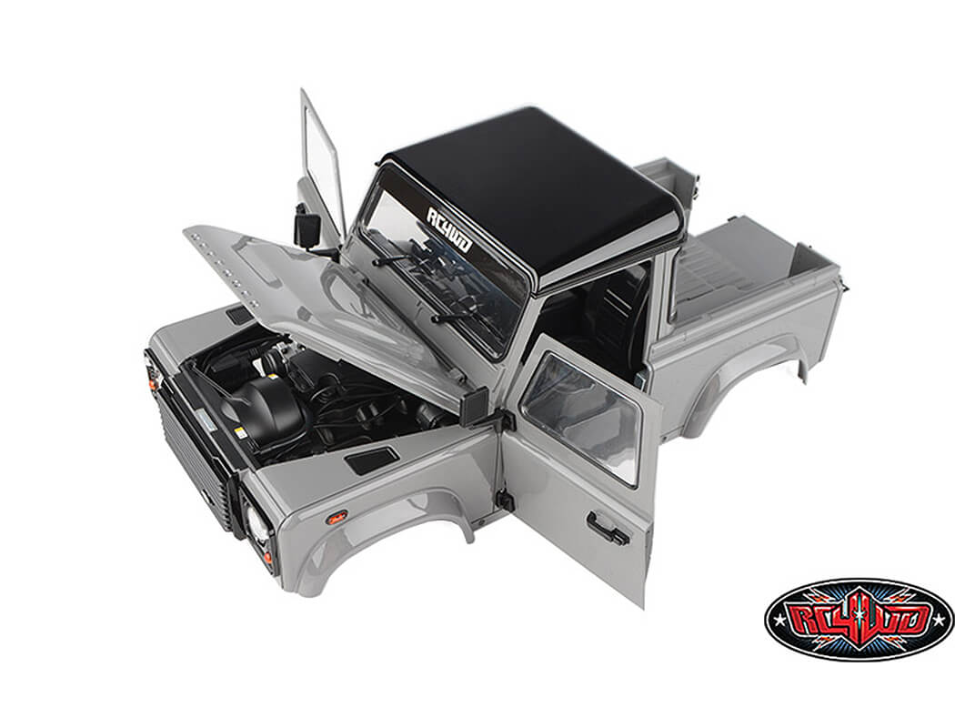 RC4WD Rc4Wd Gelande Ii Rtr With 2015 Land Rover Defender D90 Body Set (Grey) Z-RTR0065