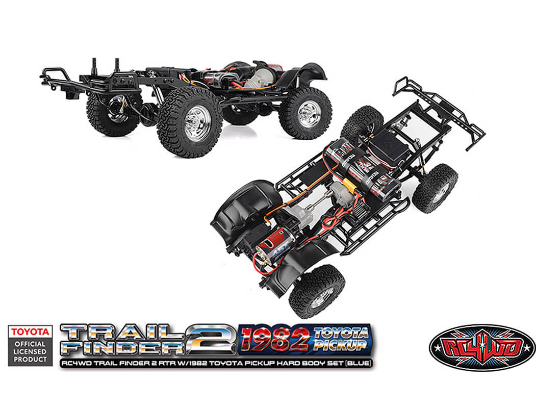 RC4WD TRAIL FINDER2 RTR WITH 1982 TOYOTA PICKUP HARD BODY BLUE Z-RTR0069