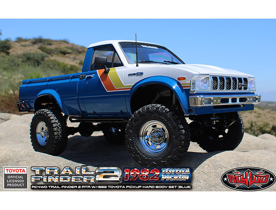 RC4WD TRAIL FINDER2 RTR WITH 1982 TOYOTA PICKUP HARD BODY BLUE Z-RTR0069