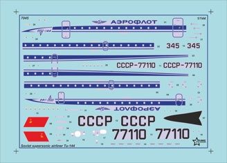 Tu-144 Tupolev Supersonic Civil Airliner
