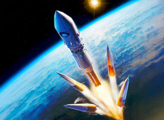 Vostok-1 Soviet Spacecraft & Launch Rockets 1961