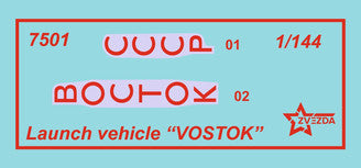 Vostok-1 Soviet Spacecraft & Launch Rockets 1961