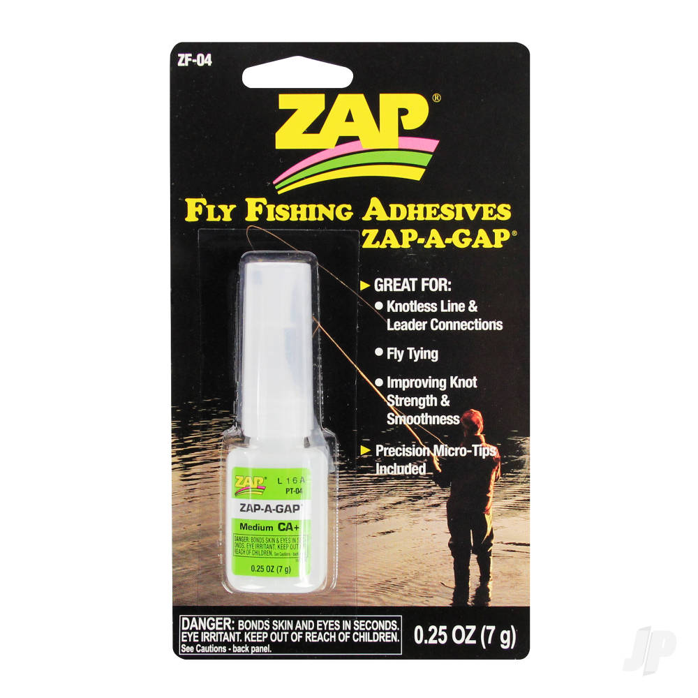 Zap Fly Fishing Adhesives Zap-A-Gap Medium (0.25oz, 7g) ZAPZF-04 Main