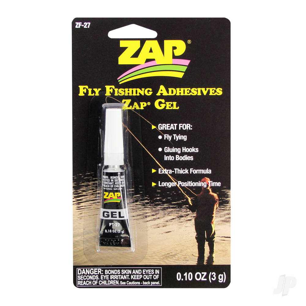 Zap Fly Fishing Adhesives Zap Gel (0.10oz, 3g) ZAPZF-27 Main