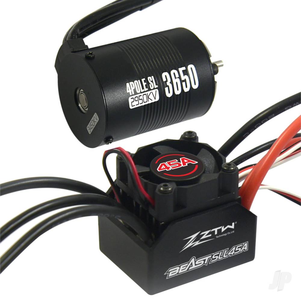 ZTW 1:10 Beast SLL Combo with 45A ESC + 4P SL 3650B 2950Kv Motor ZTW410452003 Main