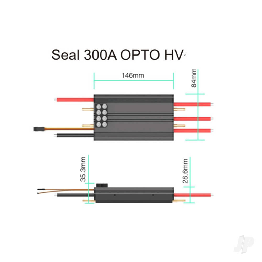 ZTW Seal 300A Opto ESC HV 14S ESC ZTW6300400 1