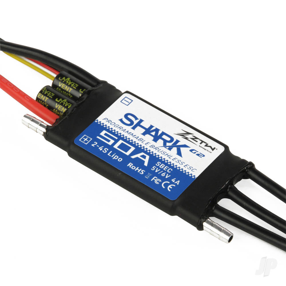 ZTW Shark 50A SBEC ESC G2 (2-4 Cells) (Water-cooled) ZTW9050211 Main