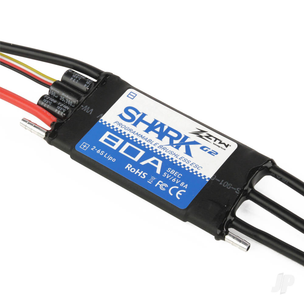 ZTW Shark 80A SBEC ESC G2 (2-6 Cells) (Water-cooled) ZTW9080211 Main