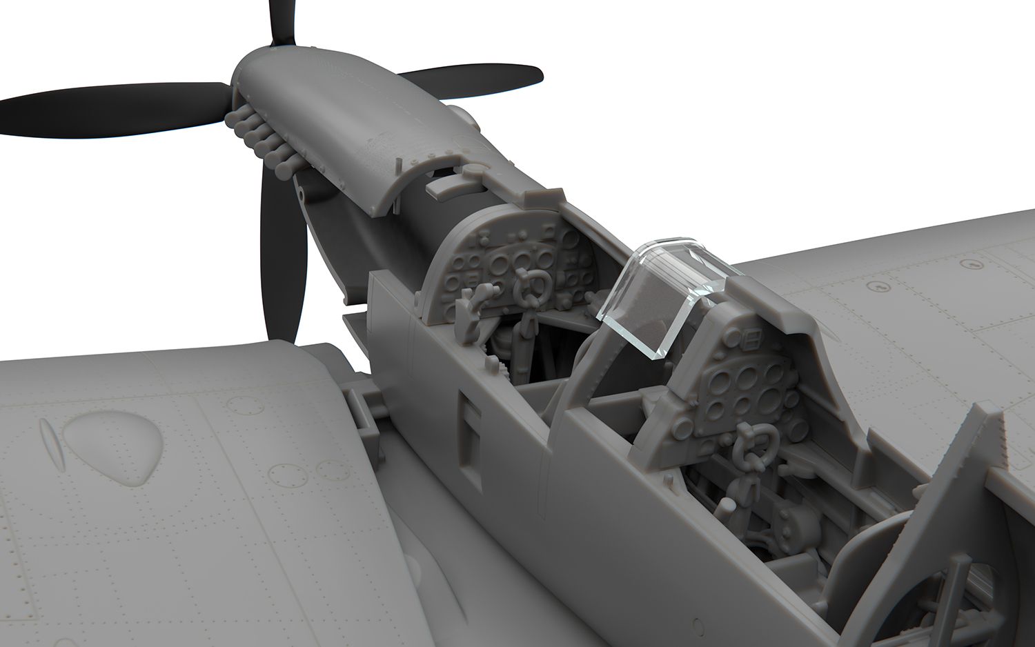 New - Airfix British Supermarine Spitfire Tr.9 (1:48 Scale)