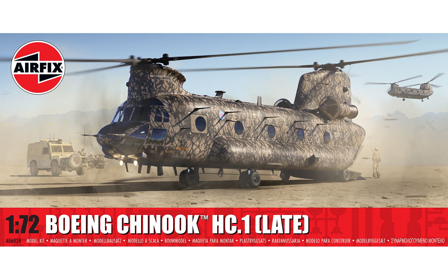 Airfix British Boeing Chinook HC.1 Late (1:72 Scale)