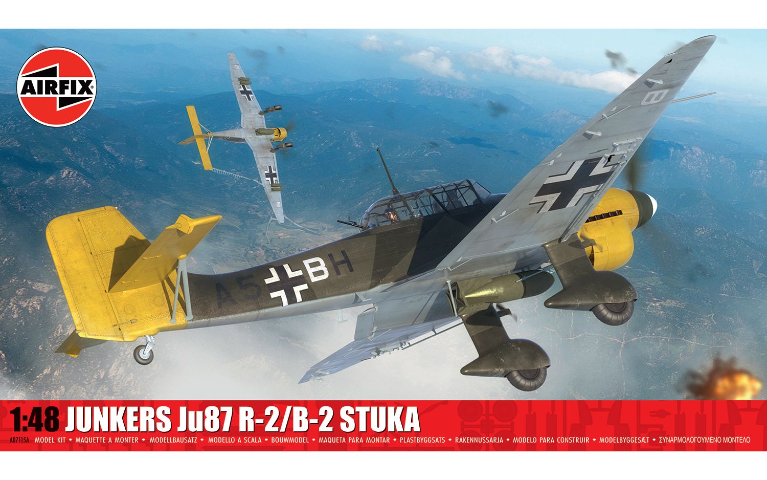 Airfix Junkers Ju87 R-2/B-2 Stuka A07115A
