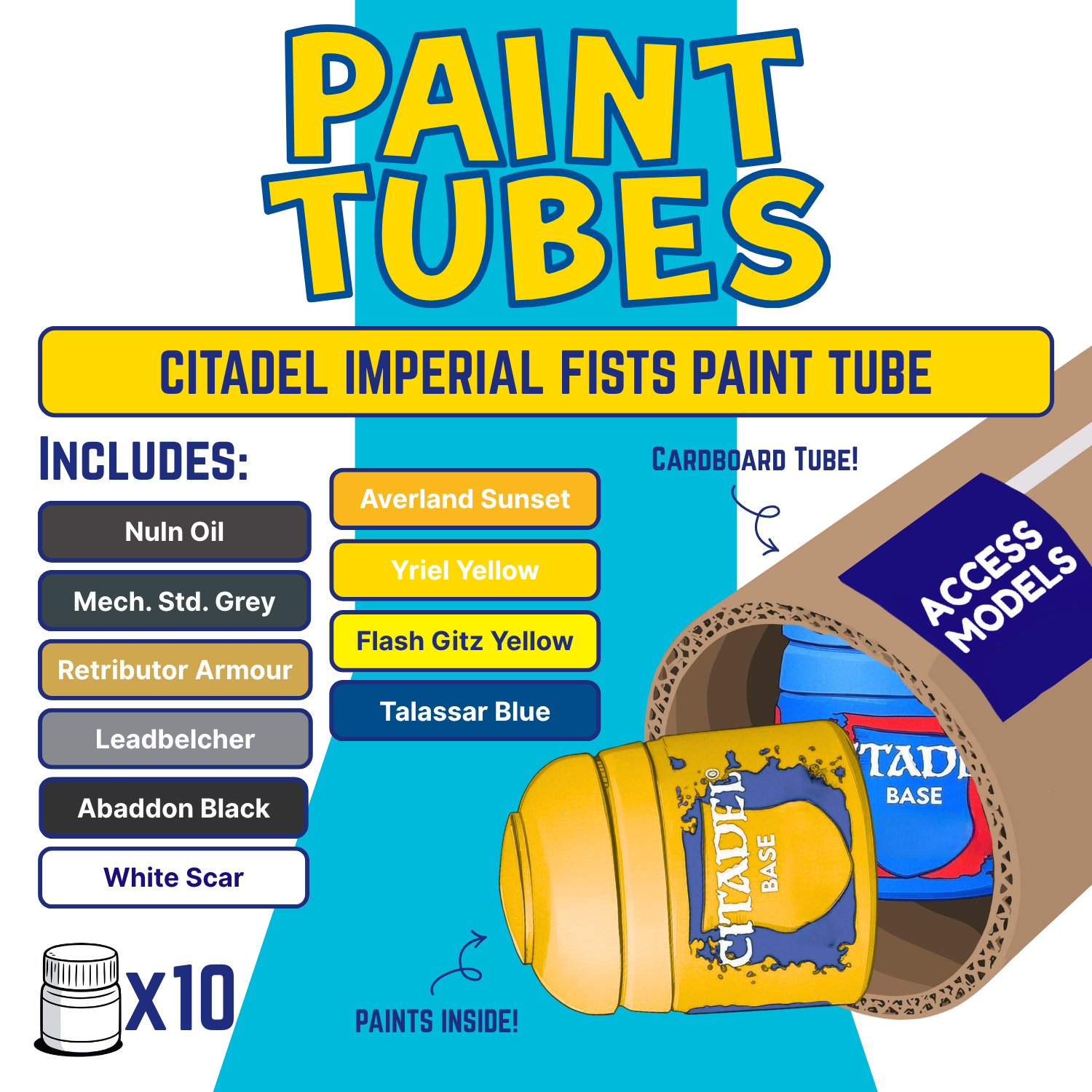 Citadel paint tube - imperial fists