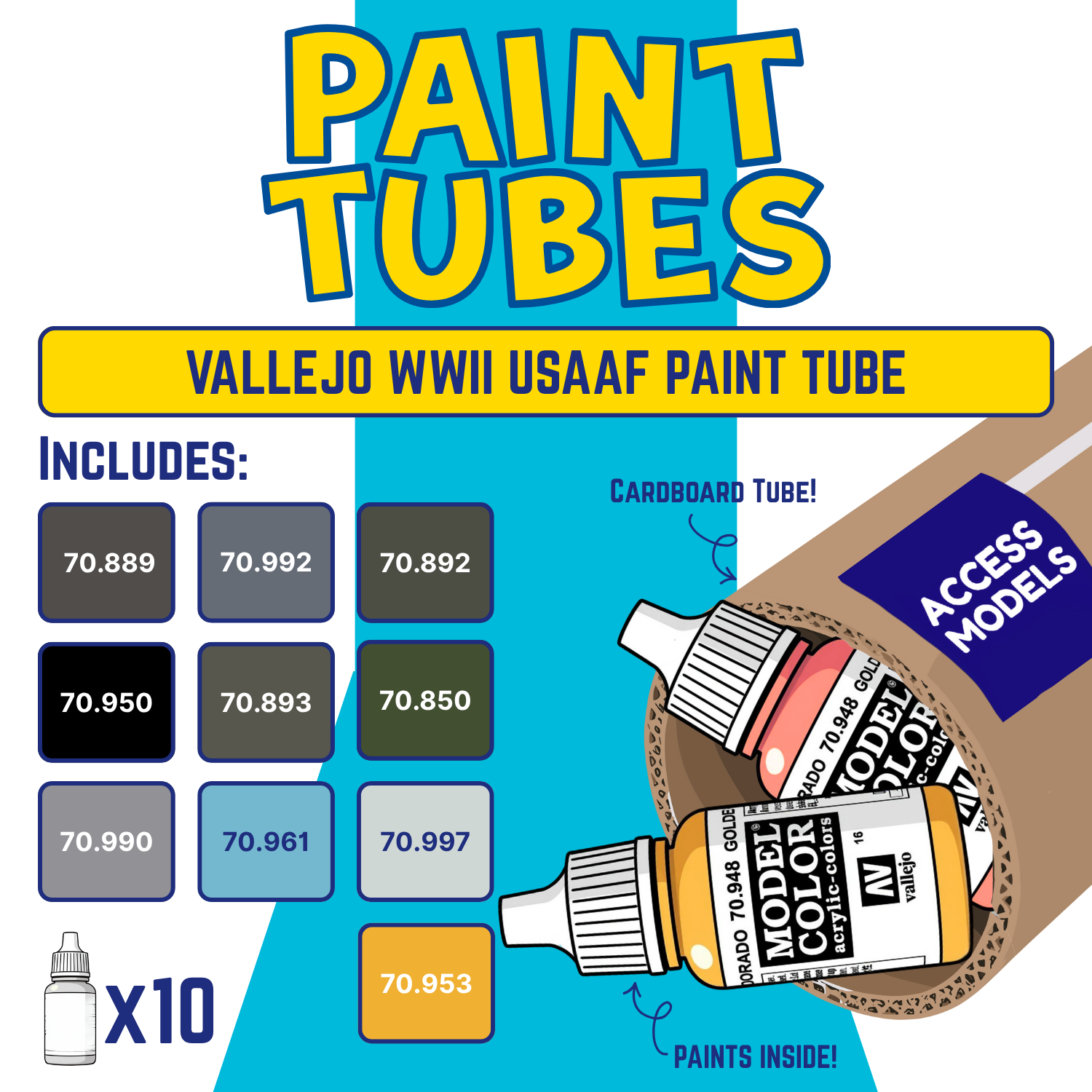 Vallejo WWII USAAF Paint Tube