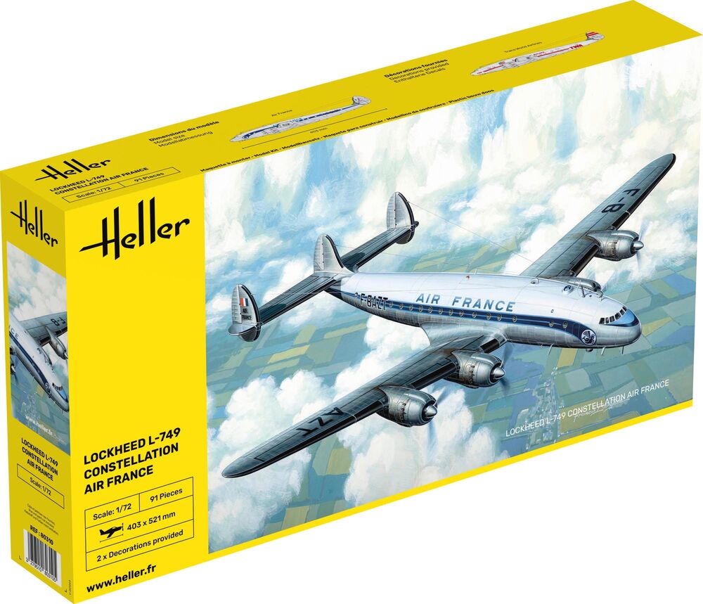 Heller 1:72 - L-749 Constellation Air France