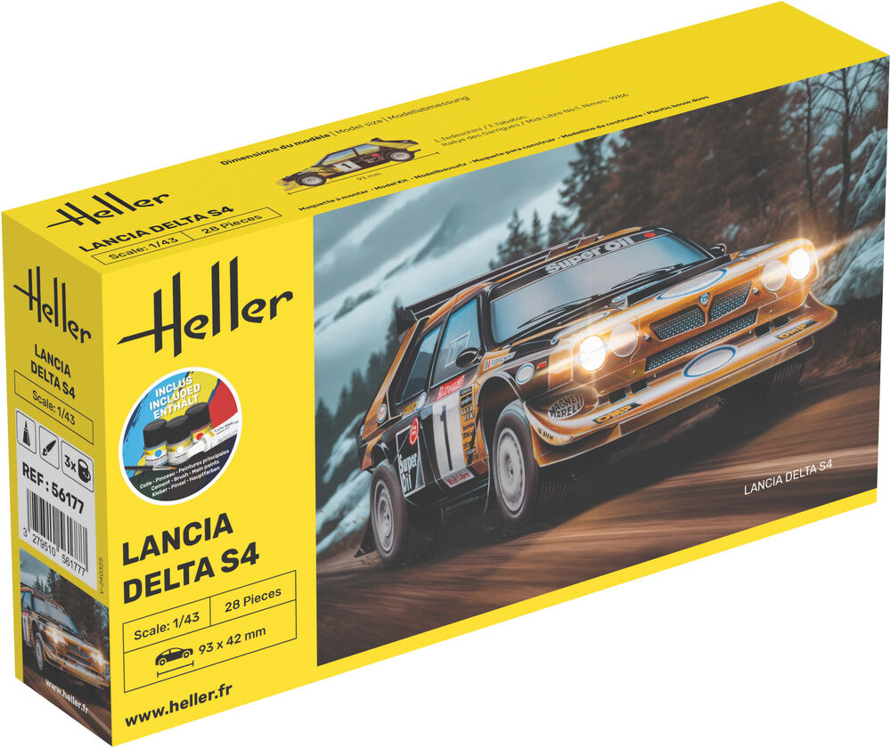 Heller 1:43 Gift Set - Lancia Delta S4