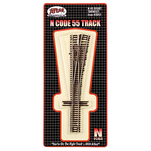 Atlas Code 55 No.5 Right Hand Turnout AL2051