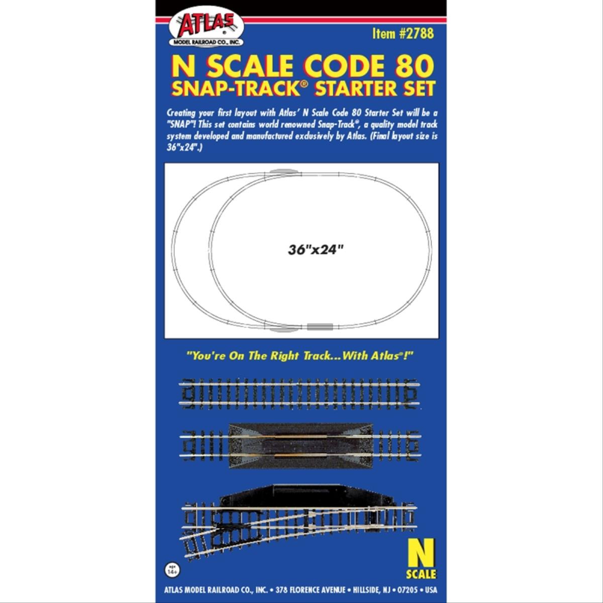 Atlas Code 80 Snap Track Starter Pack AL2788