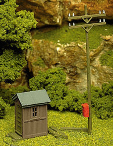 Atlas O Telephone Shanty Laser Cut Kit AL4001003