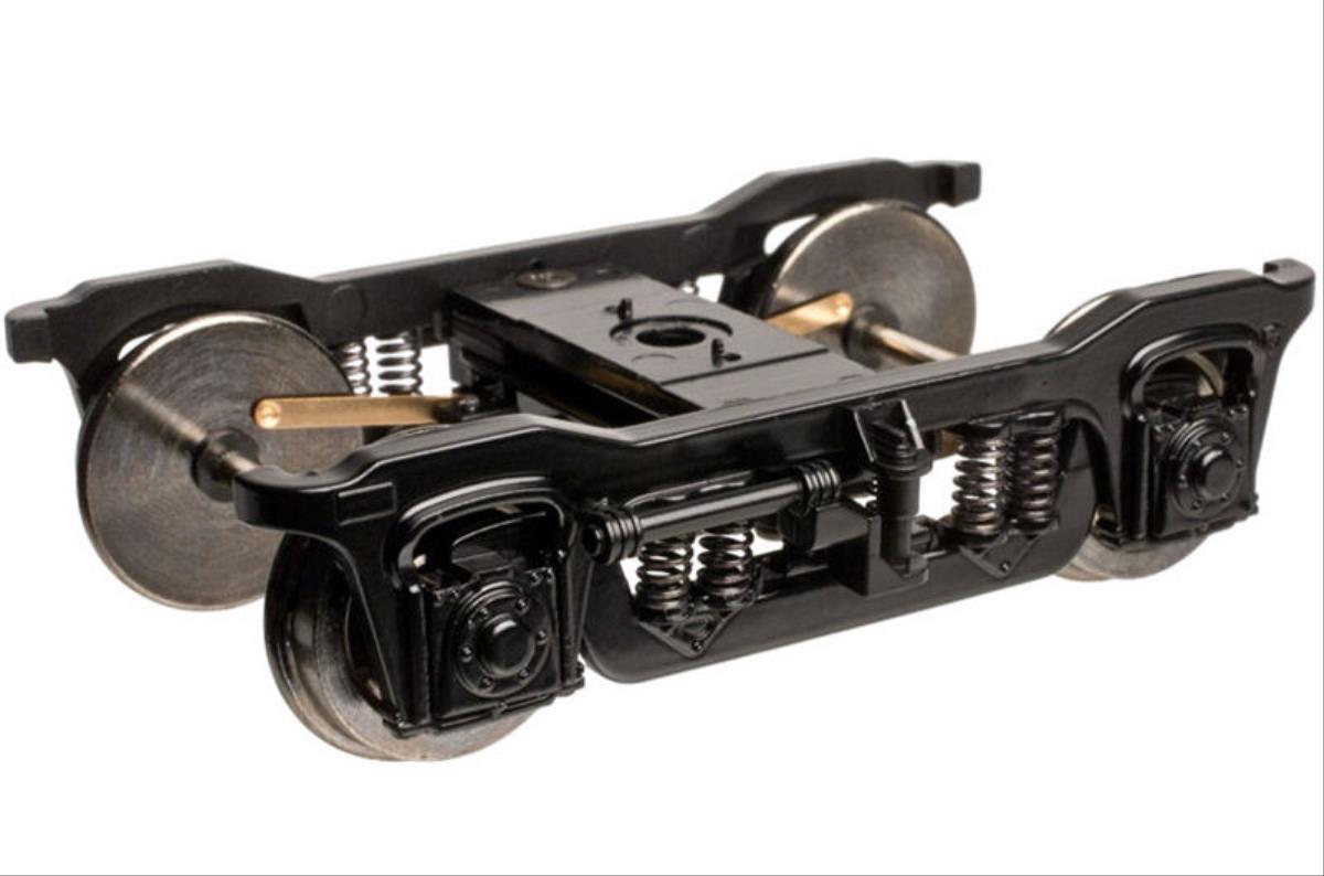 Atlas O Streamlined Passenger Car Trucks - CZ 2 Rail Black AL7071