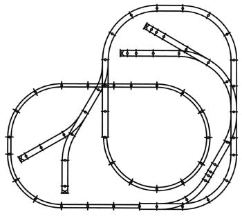 Atlas TT-7 True-Track Code 83 Layout Northside Valley Line ALK10043-TT