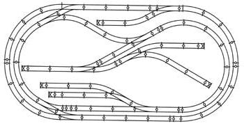 Atlas TT-9 True-Track Code 83 Layout Eagle Rock Route ALK10045-TT